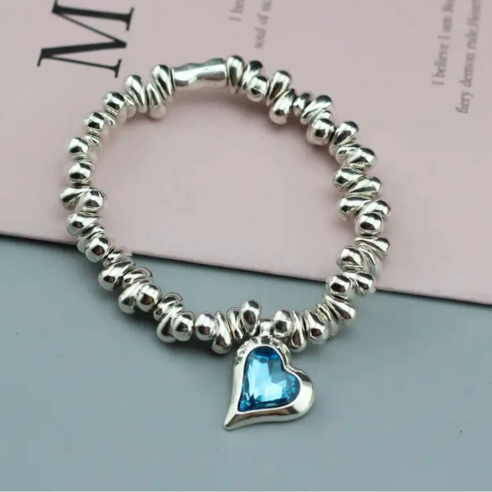 Blue heart 🩵 bracelet